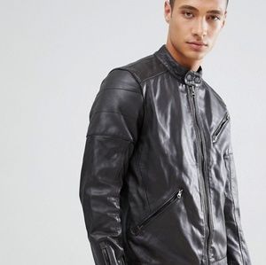 Barney's leather jacket